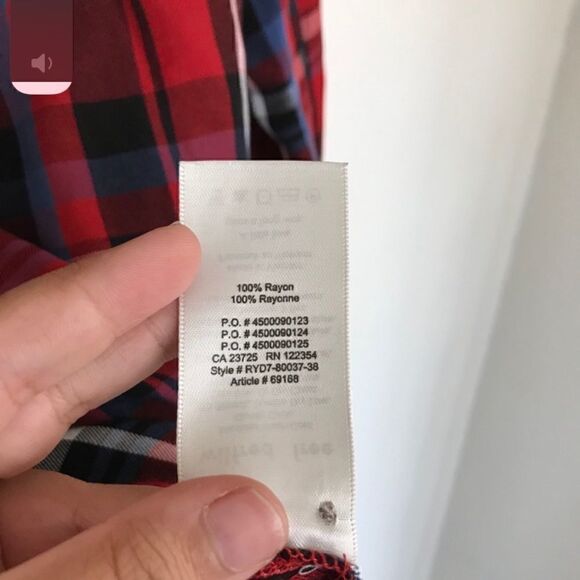 SUPERâSOFTâAritzia WilfredâFreeâPlaidâButtonâDownâTopââ¤ď¸ - Picture 6 of 6